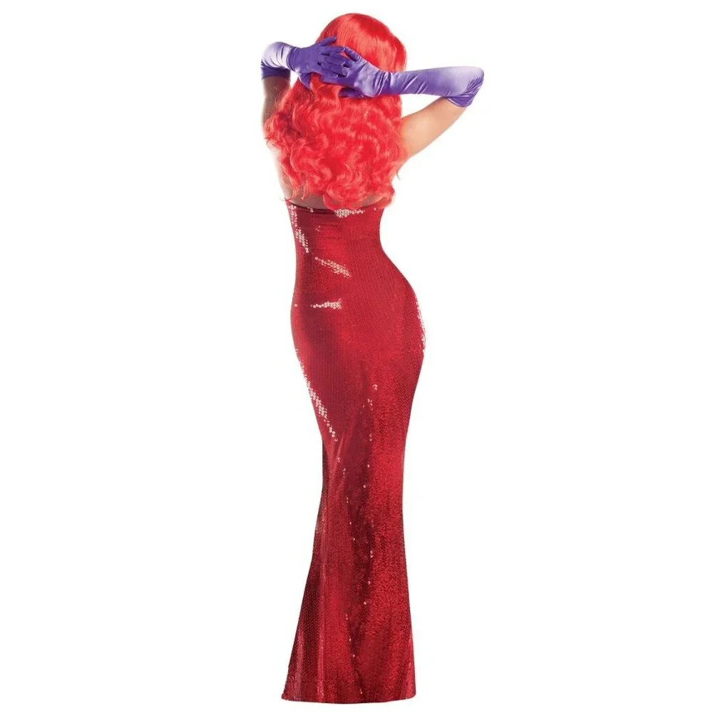 NEW Party King Toon Starlet Costume SZ Large Halloween Cosplay Retails $73 - Picture 2 of 2